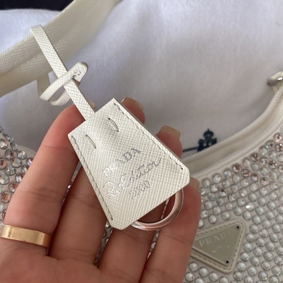 Prada crystal white rhinestone handbag brand new - Picture 9 of 9